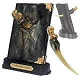 The Noble Collection Basilisk Fang and Tom Riddle Diary Sculpture Figura, Nero, NN7271
