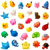 THE TWIDDLERS 16 Sets of Baby Bath Toys Floating Bath Toys - Sturdy and Non-Toxic