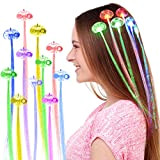 The Twiddlers 20 Extension per capelli luminose a LED in colori assortiti - Ideali per costumi, decorazioni di Halloween