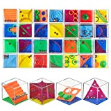 THE TWIDDLERS - 28 Mini Puzzle Box con Livelli Assortito - Rompicapo Giochi Adulti e Bambini/Giochini Bimbi per Feste