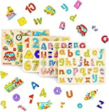 THE TWIDDLERS - 4 Giocattolo Educativo Puzzle in Legno per Bambini - Colori Vivaci