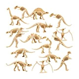 THE TWIDDLERS - 48 Fossili di Dinosauro in Plastica - Scheletro di Dinosauro Realistico - Ossa da Collezione - Ossa ...