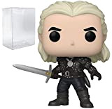 The Witcher - Geralt Funko Pop! - Figura in vinile con custodia protettiva compatibile con Pop Box)