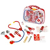 Theo Klein 4395 Valigetta da dottore I Resistente custodia trasparente con tantissimi accessori I Giocattoli per bambini dai 3 anni ...
