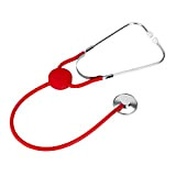 Theo Klein 4608 Stetoscopio di metallo I Dispositivo di ascolto per bambini I Amplifica il suono del cuore e respiro ...
