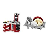 Theo Klein 7101 Cucina Miele Wave Spicy I Cucina con moderne apparecchiature giocattolo I Incluso un set per hamburger & ...