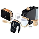 Theo Klein 7404 Set Cucina Electrolux, legno I Con macchina da caffè, sbattitore, tostapane e accessori per cucine | Giocattolo ...