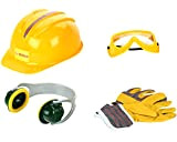 Theo Klein 8537 Set di accessori Bosch | Guanti, occhiali da lavoro, protezione per le orecchie e casco nel design ...