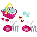 Theo Klein 9527 Cestino da picnic Barbie | resistente cesto giocattolo pieno di stoviglie colorate e cupcakes per due | ...