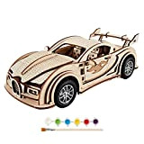 Think Gizmos TG905 - Kit modello di auto da corsa in legno - Costruisci il tuo kit per auto in ...