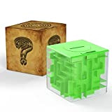 ThinkMax Money Maze, Put Cash Inside Puzzle Storage Box, Grande Regalo per Bambini e Ragazzi (Verde)