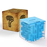 ThinkMax Money Maze, Put Cash Inside Puzzle Storage Box, Grande Regalo per Bambini e Ragazzi (Blu)