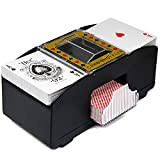 TIEMORE Mescola Carte Automatico per Il Mischiare Le Carte da Poker Funziona a Batteria Uno/Due Deck Card Shuffle Sorter Cards ...