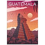 Tikal Guatemala, Poster D'epoca In Stile Art Deco, Illustrazione - Premium 200 Pezzi Puzzle - MyPuzzle Collezione speciale di Puzzle ...