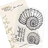Timbro Clear Stamps Carte Art Ammonite