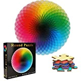 TINYOUTH 1000 puzzle arcobaleno per adulti, puzzle rotondo con colore, 67,5 cm/26,57 in 2 mm – gioco famiglia antistress difficile ...