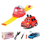 TJDQUOLI 2022 New Watch Remote Control Car Toy,Watch Remote Control Car Toy,Mini Cartoon Rc Small Car Analog Watch Remote Control,2.4g ...