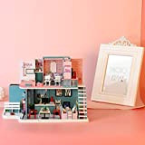 Tnfeeon Coffee Shop Dollhouse, Simpatico Kit per Casa delle Bambole Coffee Shop per Bambini