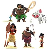 TNMV Figura di Moana Maui-6PCS Decorazioni per Torta Forniture per feste di buon compleanno Moana Princess Figure e accessori decorativi ...