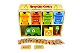 Tooky Toy de recyclage en Bois pour Enfants Centro di Riciclaggio in Legno per Bambini, Multicolore, TY635