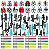 Topbau Set di armi militari personalizzate, compatibile con minifigure Lego Star Wars, 83 pezzi
