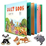TOPJOWGA Quiet Book, Montessori Libro Tranquillo, Montessori Quiet Book per Bambini, Gioco Cervello Libro di Puzzle, Giochi Montessori Giocattoli Educativi ...