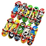 TOPWAYS® Finger Mini Skateboard 6 Pezzi, Skate per Dita Giocattolo da Deck Truck Finger Board Skate Park Boy Bambini Regalo ...