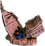 Torre dei dadi della nave pirata perfetta per dungeons e draghi, RPG da tavolo, giochi in miniatura e giochi da ...