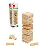 TORRE monocolore Dal Negro - Gioco di abilità ed equilibrio in legno per bambini + Omaggio portachiave gioco cubo
