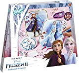 Totum-680722 Disney Frozen II Diamond Painting Set: Crea Carte 3D di Anna & Elsa e Olaf con Bellissimi Diamanti, Colore, ...