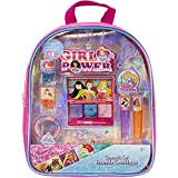 Townley Girl Disney Princess Set di Borse per Cosmetici con Zaino Backpack Include lucidalabbra, Smalto per Unghie e Bobina per ...