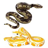 TOYANDONA Falso Del Serpente Del Serpente Del Serpente Del Serpente Della Bambola Del Serpente Tricky Prank Prop Fake Snake Spaventy ...