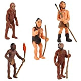 TOYANDONA Uomo Storico Figurine Safariology Evolution Modelli di Evoluzione Umana Modello Action Figure Giocattoli Giocattoli Educativi per I Bambini I ...