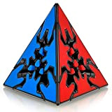 TOYESS Gear Pyraminx Cube 3x3 Stickerless, Cubo di Magico 3x3x3 Giocattolo Regalo Confezione per Bambini e Adulto
