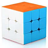 TOYESS Speed Cube 3x3 Stickerless, Cubo di Magico 3x3x3 Veloce e Liscio, Regalo di Natale per Bambini & Adulto (Stickerless)