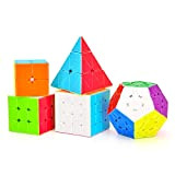 TOYESS Speed Cube Set, Cubo Magico 3x3 Originale + Cubo 4x4 + Magic Cube 2x2 + Megaminx + Cubo Piramide ...