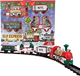 Toyland® 152cm Set di Treni di Natale a Batteria con Elfi mobili e luci e Suoni