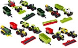 Toyland® Confezione da 6 Set di trattori e Attrezzi agricoli in Metallo pressofuso - ca. 5 cm - 4 Assortiti ...