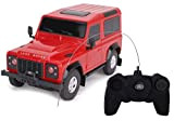 Toyland® Scala 1:24 Telecomando Land Rover Defender (Rosso)