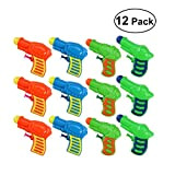 TOYMYTOY Acqua pistola Squirt pistola di plastica per bambini confezione da 12 (colore casuale)
