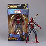Toys Marvel Avengers Figura di Azione Marvel Avengers Infinite War Iron Man Spider-Man Capitan America Modello Animato Carattere di Modello ...