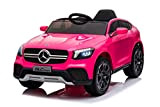 TOYSCAR electronic way to drive Auto Macchina Elettrica per Bambini 12V Mercedes GLC Coupè con Telecomando Rosa