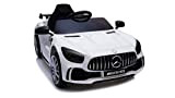 TOYSCAR electronic way to drive Auto Macchina Elettrica per Bambini Mercedes AMG GTR 12V Porte Apribili Full Optional con Telecomando