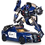 Transformation G1 Barricade TF5 Polic Car Model Voyager Oversize Action Figure Toys