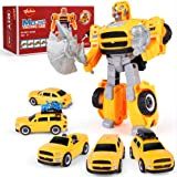 Transformer Toys Bumblebee action figure – Bumble Bee trasforma 5 auto e 1 Rescue Bots per 5+ ragazzi bambini 16,5 ...