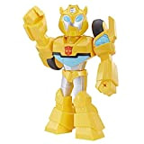 Transformers - Bumblebee (Action Figure da 25 cm Mega Mighties Ispirata alla Serie Animata Rescue Bots Academy)