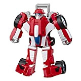 Transformers Playskool Rescue Bots Academy – Robot secouriste Heatwave F1 da 11 cm, giocattolo trasformabile 2 in 1