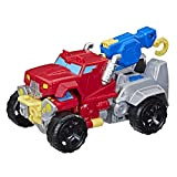 Transformers Rescue Bots Academy Optimus Prime, statuetta da collezione da 15 cm, robot trasformabile per bambini dai 3 anni in ...