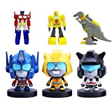 Transformers - Set di 6 autobot con Hero Cross Series 2 Optimus, Bumblebee & Jazz - Edizione Limitata Mini Figura ...