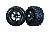Traxxas- X-Maxx Black Chrome Wheels And Tires Accessori/Strumenti, 7772A